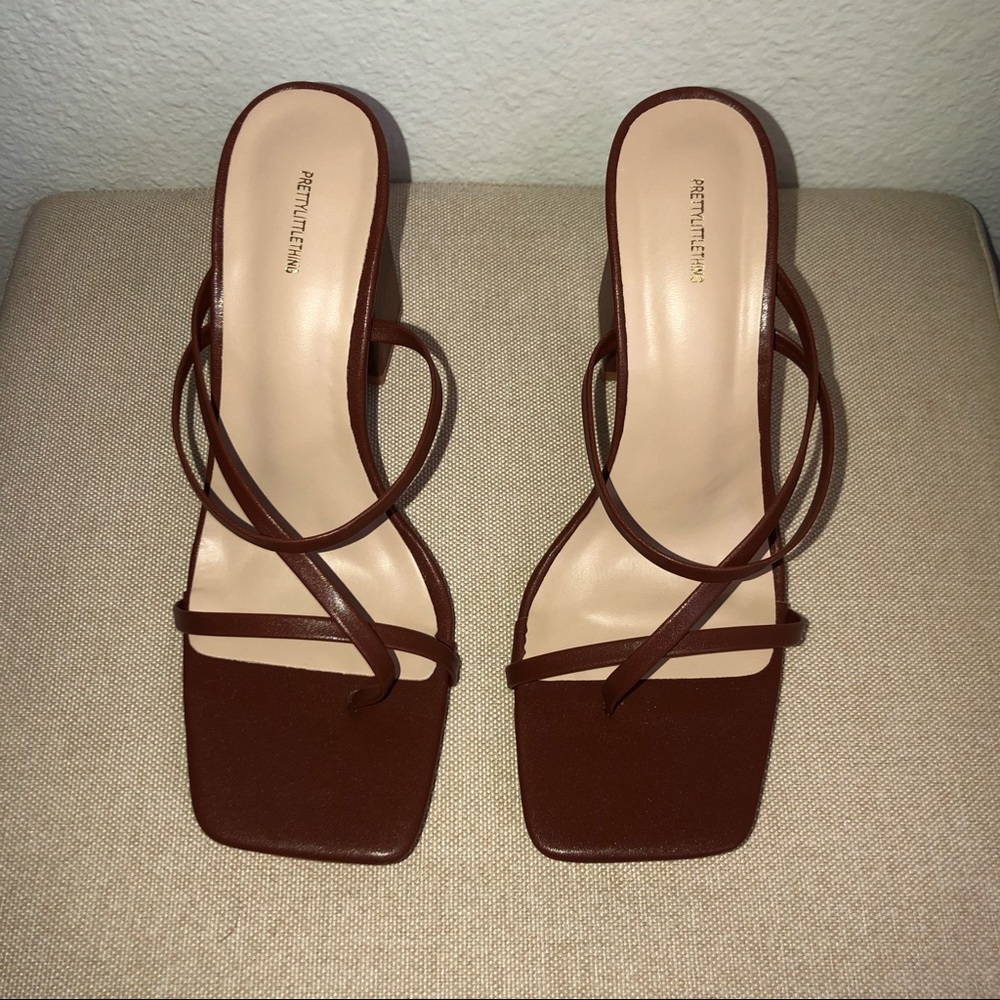 ❌SOLD❌PLT strappy block heels